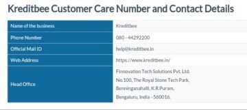 Kreditbee-contact-deatils